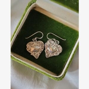 Sterling Silver Heart Earrings